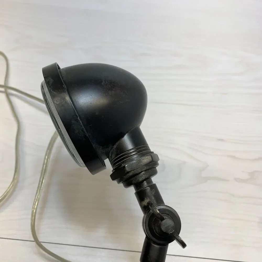 Pottery Barn Metal Adjustable Desk Task Table Black Industrial Lamp